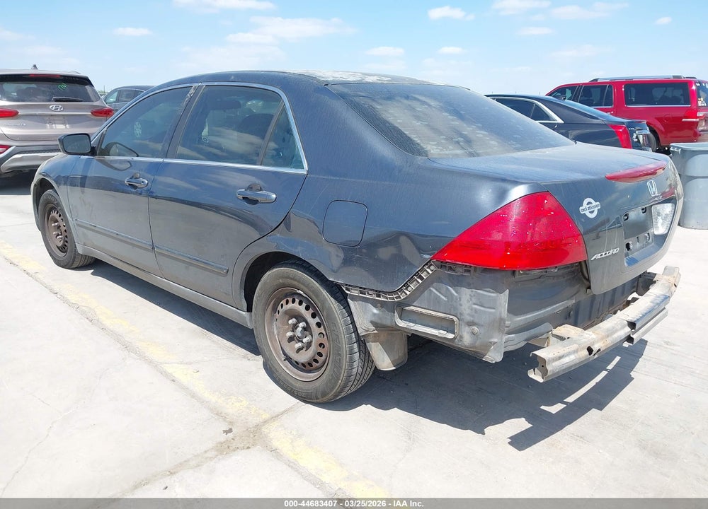 2007 HONDA ACCORD 2.4 LX VIN: 1HGCM56407A218938