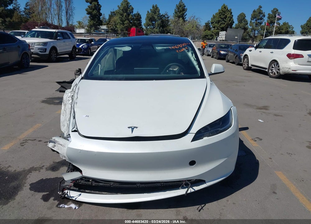 2024 TESLA MODEL 3 LONG RANGE DUAL MOTOR ALL-WHEEL DRIVE/REAR-WHEEL DRIVE VIN: 5YJ3E1EA0RF729202