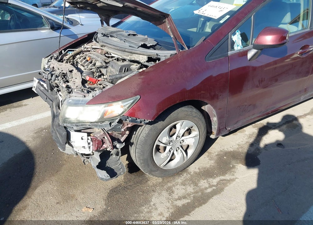 2013 HONDA CIVIC LX VIN: 19XFB2F50DE260804