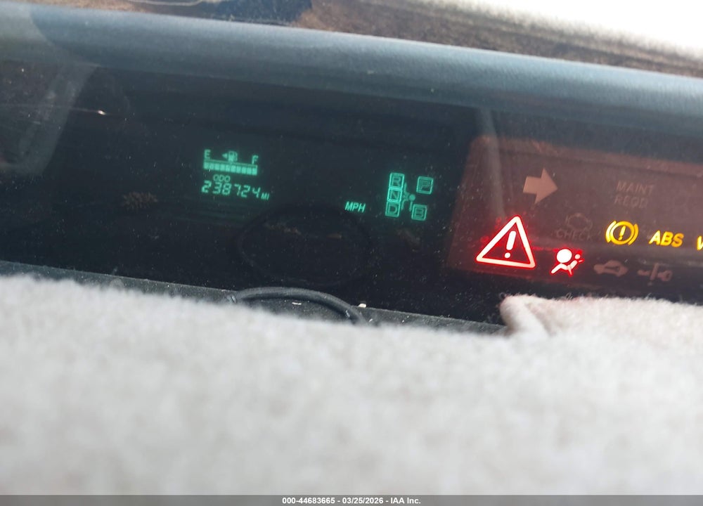 2005 TOYOTA PRIUS VIN: JTDKB20U653086597