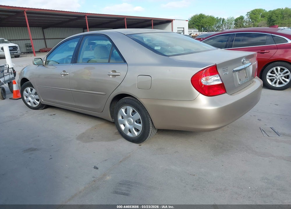 2004 TOYOTA CAMRY LE VIN: 4T1BE32K04U923695