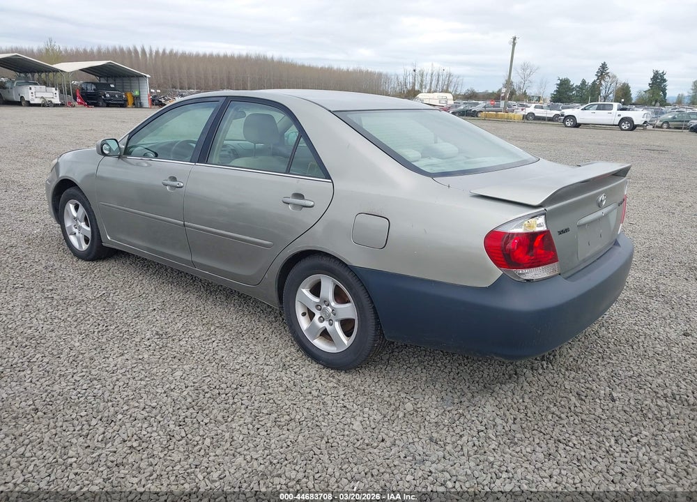 2005 TOYOTA CAMRY SE VIN: 4T1BE32K35U534132