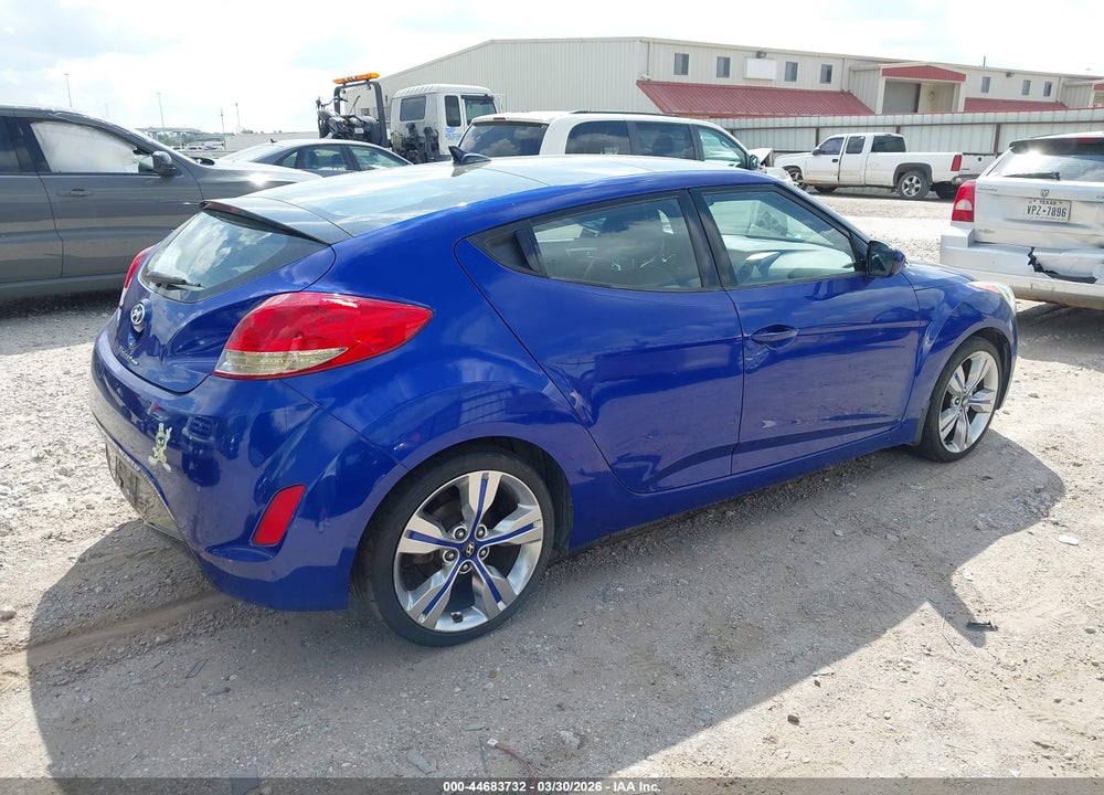2013 HYUNDAI VELOSTER BASE W/BLACK VIN: KMHTC6ADXDU151544