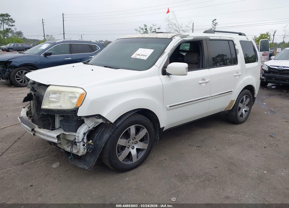 2012 HONDA PILOT TOURING VIN: 5FNYF3H98CB042881