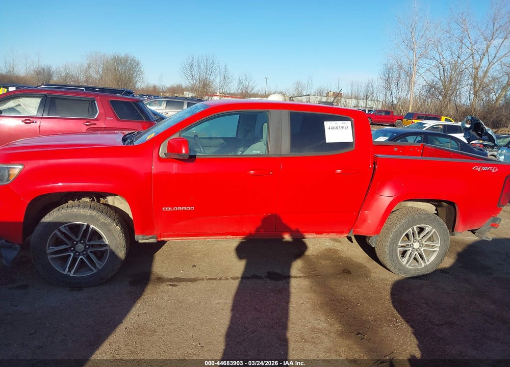 2020 CHEVROLET COLORADO 4WD  SHORT BOX WT VIN: 1GCGTBEN8L1175665