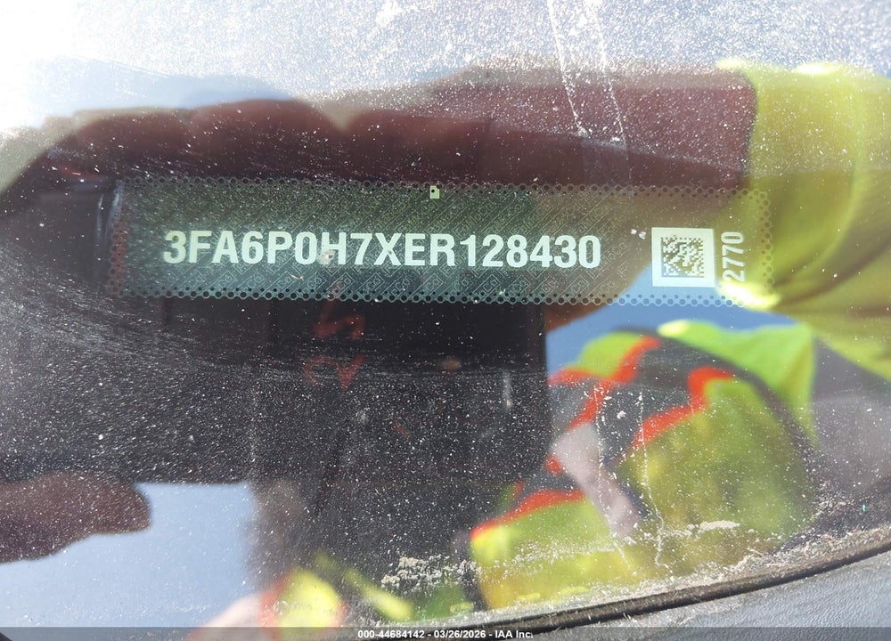2014 FORD FUSION SE VIN: 3FA6P0H7XER128430