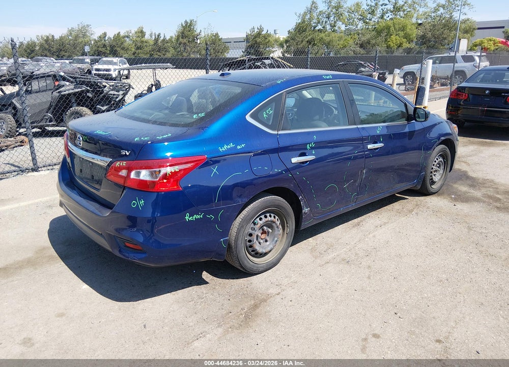 2017 NISSAN SENTRA SV VIN: 3N1AB7AP3HY256544