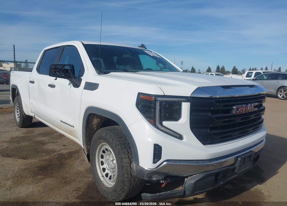 2022 GMC SIERRA 1500 4WD  STANDARD BOX PRO VIN: 3GTUUAED4NG565166