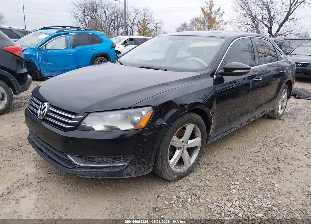 2012 VOLKSWAGEN PASSAT 2.5L SE VIN: 1VWBP7A32CC025553