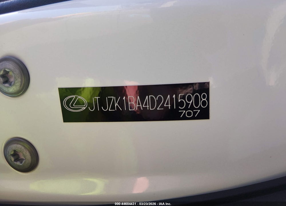 2013 LEXUS RX 350 VIN: JTJZK1BA4D2415908