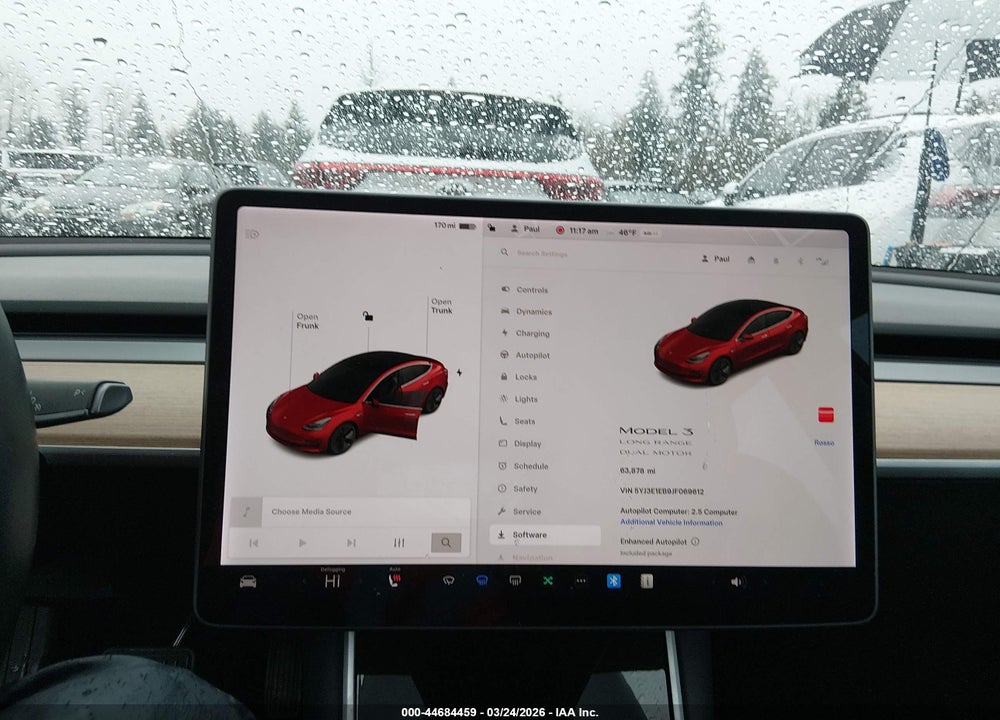 2018 TESLA MODEL 3 LONG RANGE/PERFORMANCE VIN: 5YJ3E1EB9JF069612