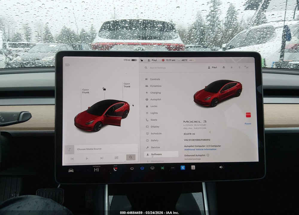 2018 TESLA MODEL 3 LONG RANGE/PERFORMANCE VIN: 5YJ3E1EB9JF069612