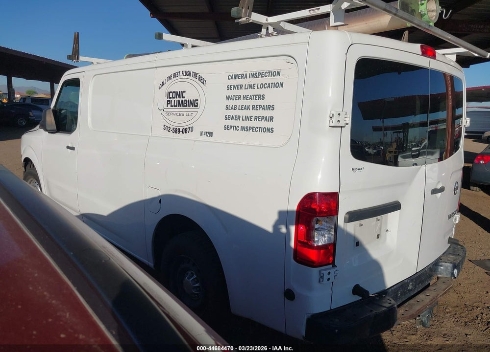 2017 NISSAN NV CARGO NV2500 HD S V6 VIN: 1N6BF0KY5HN805918