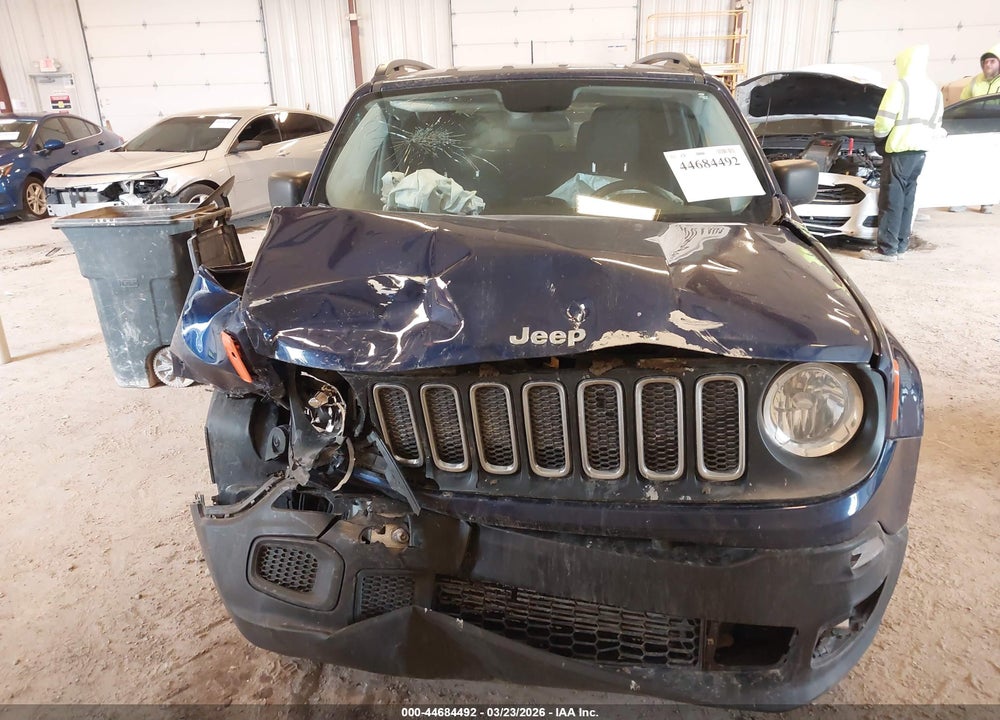 2017 JEEP RENEGADE SPORT 4X4 VIN: ZACCJBAH8HPG30252