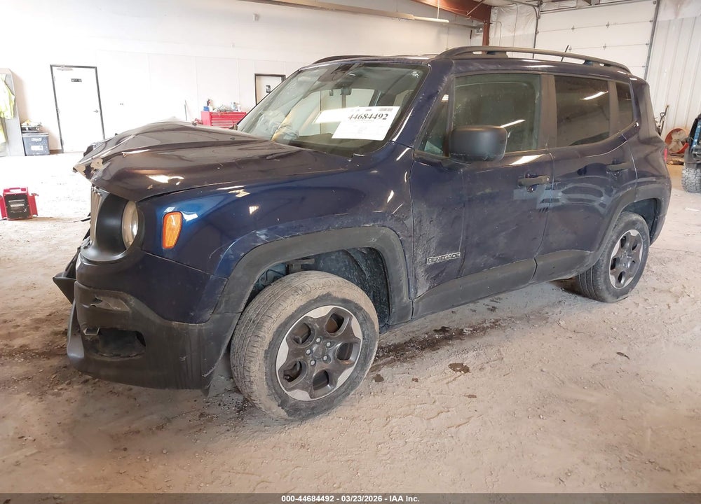 2017 JEEP RENEGADE SPORT 4X4 VIN: ZACCJBAH8HPG30252
