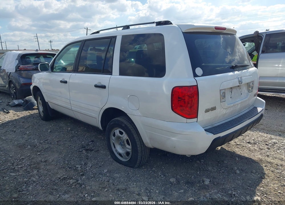 2005 HONDA PILOT EX-L VIN: 5FNYF18645B054572