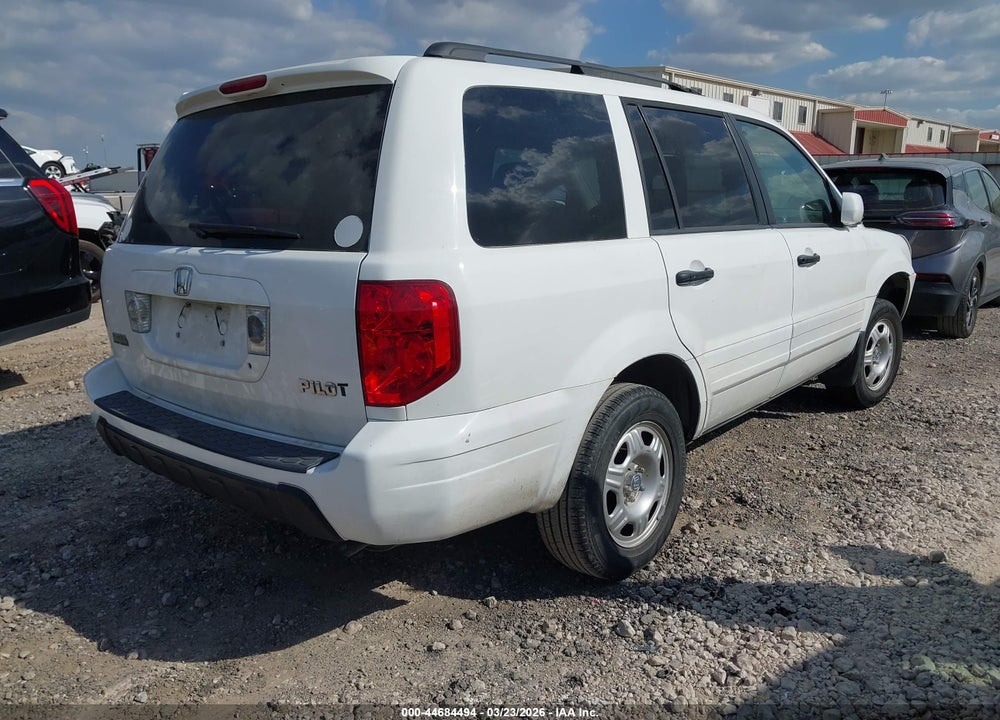 2005 HONDA PILOT EX-L VIN: 5FNYF18645B054572