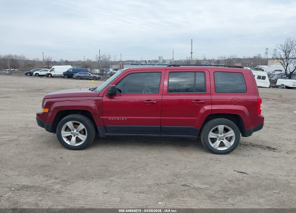 2012 JEEP PATRIOT LATITUDE VIN: 1C4NJPFB1CD526655