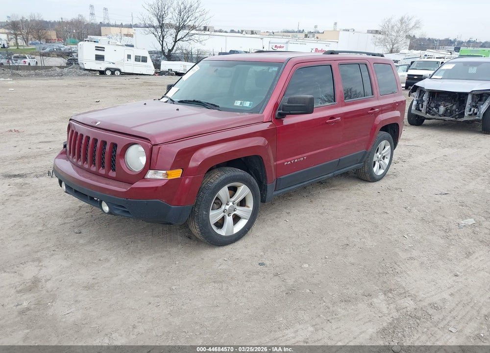 2012 JEEP PATRIOT LATITUDE VIN: 1C4NJPFB1CD526655