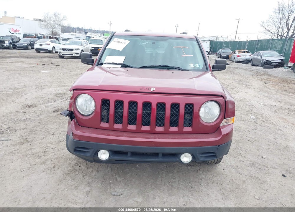 2012 JEEP PATRIOT LATITUDE VIN: 1C4NJPFB1CD526655