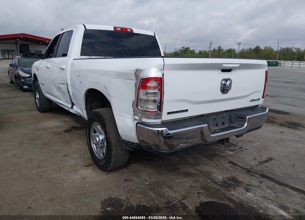 2022 RAM 2500 BIG HORN  4X4 6'4 BOX VIN: 3C6UR5DL8NG247091