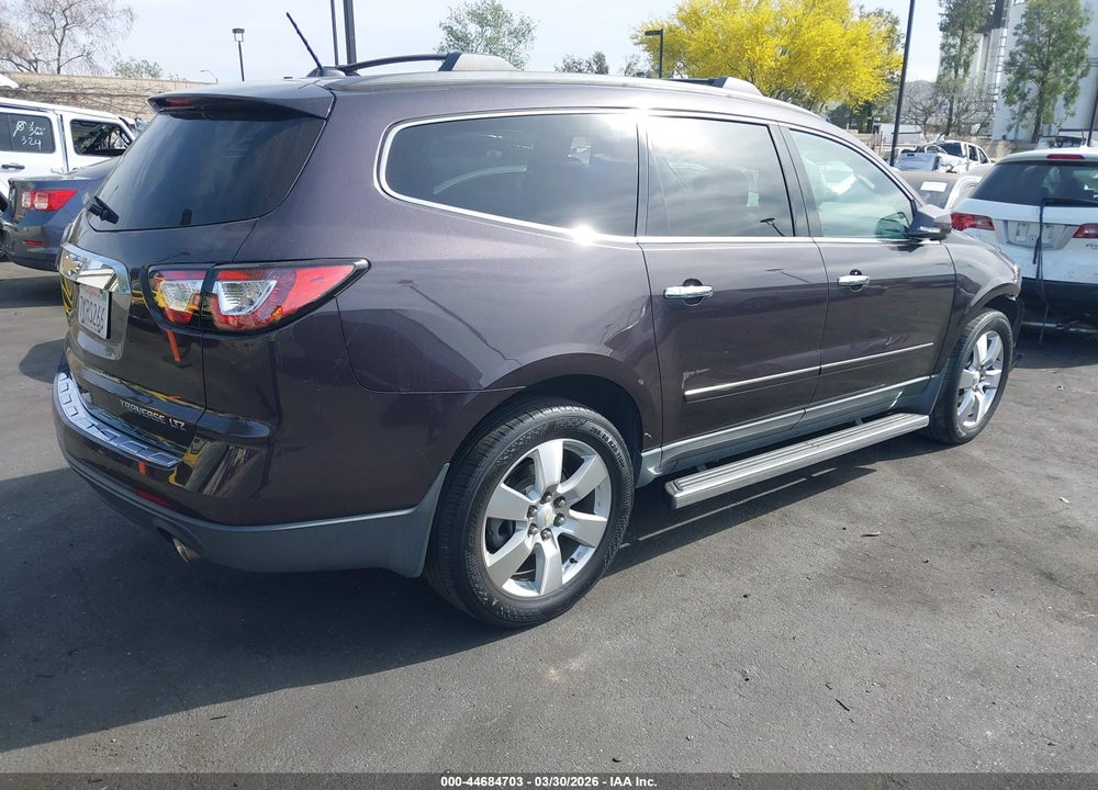 2015 CHEVROLET TRAVERSE LTZ VIN: 1GNKRJKD4FJ162017