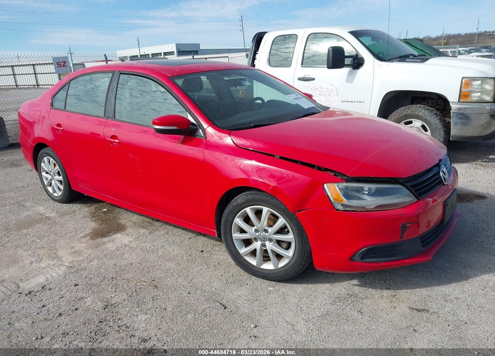 2012 VOLKSWAGEN JETTA 2.5L SE VIN: 3VWDP7AJ2CM385444