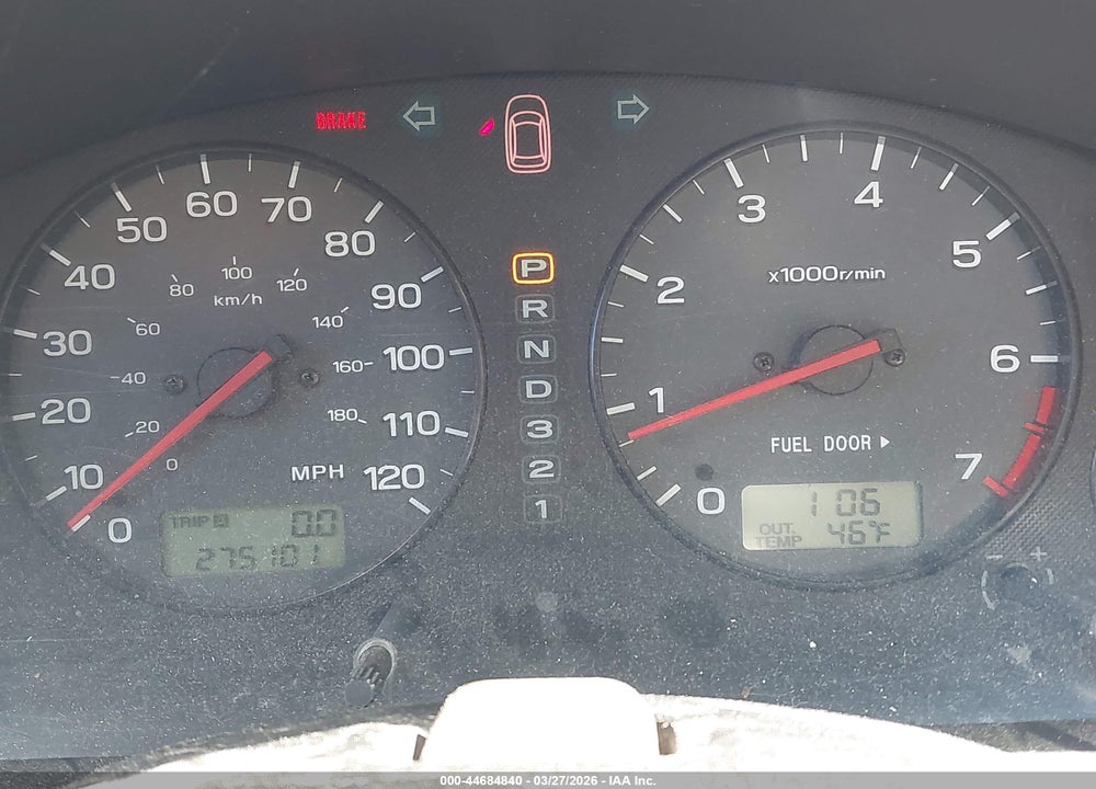 2002 SUBARU OUTBACK LIMITED VIN: 4S3BH686727636213