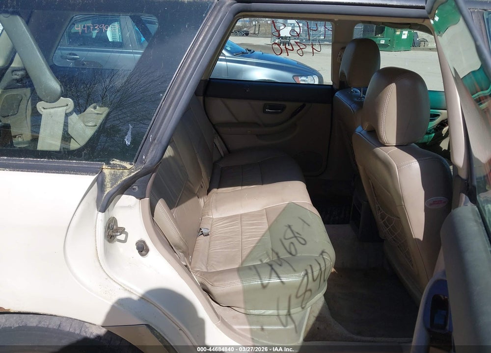 2002 SUBARU OUTBACK LIMITED VIN: 4S3BH686727636213