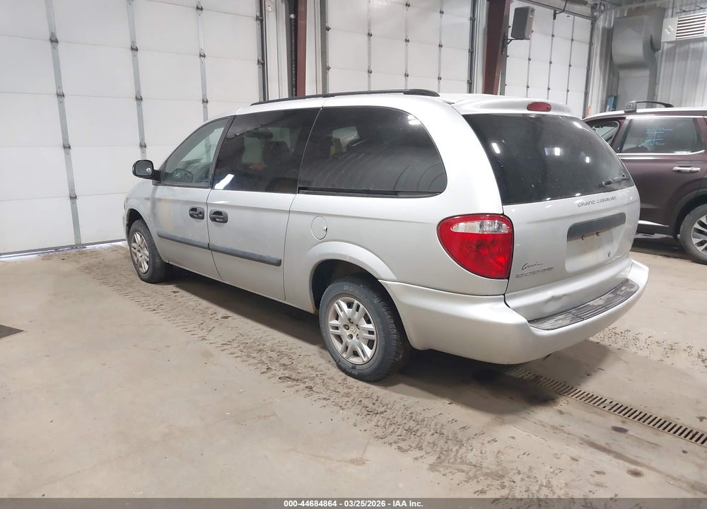 2007 DODGE GRAND CARAVAN SE VIN: 1D4GP24R87B169148