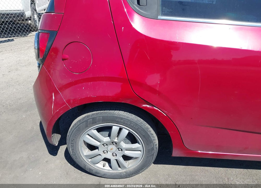 2012 CHEVROLET SONIC 2LT VIN: 1G1JC6SH3C4109656