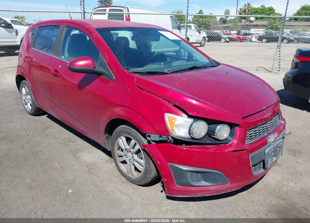 2012 CHEVROLET SONIC 2LT VIN: 1G1JC6SH3C4109656