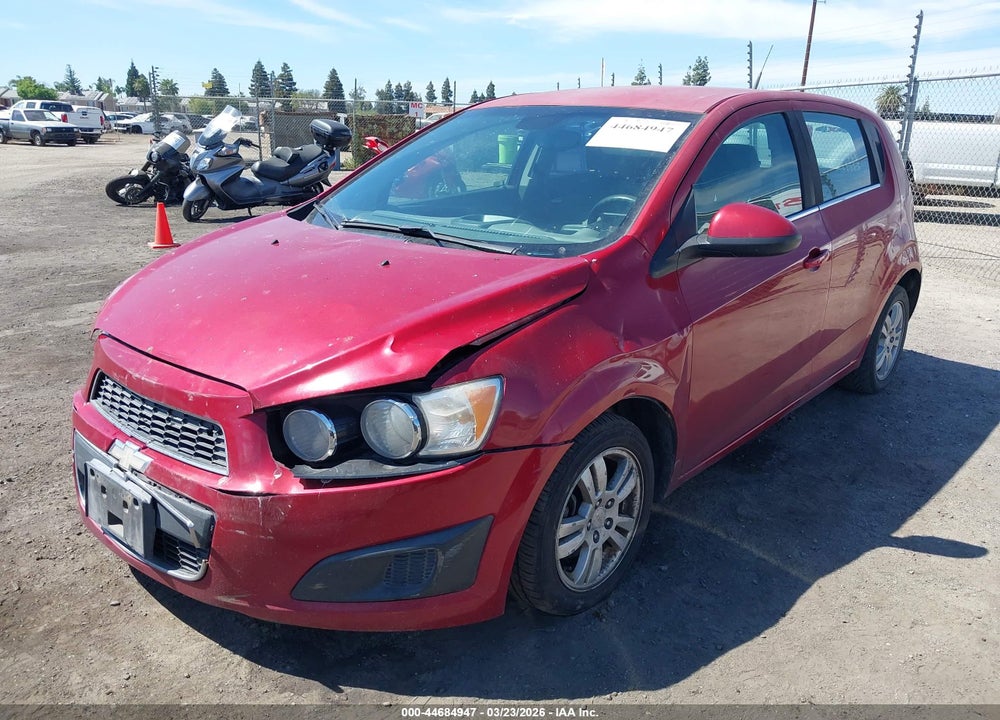2012 CHEVROLET SONIC 2LT VIN: 1G1JC6SH3C4109656