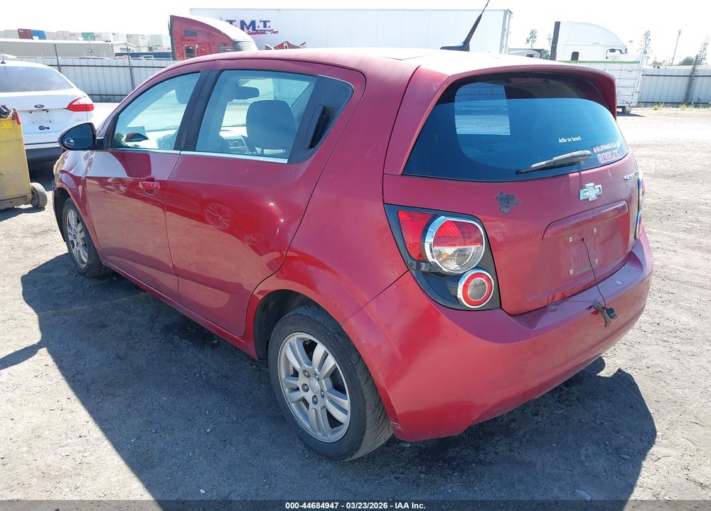 2012 CHEVROLET SONIC 2LT VIN: 1G1JC6SH3C4109656