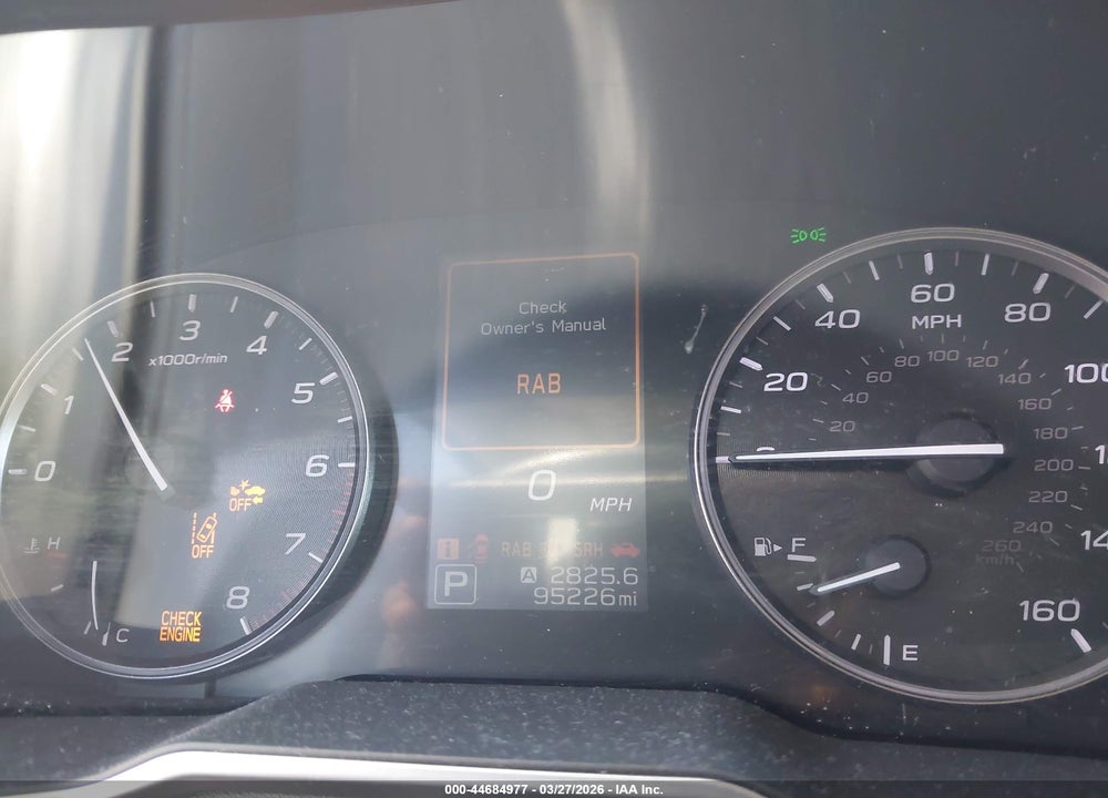 2020 SUBARU OUTBACK LIMITED VIN: 4S4BTANC2L3101886