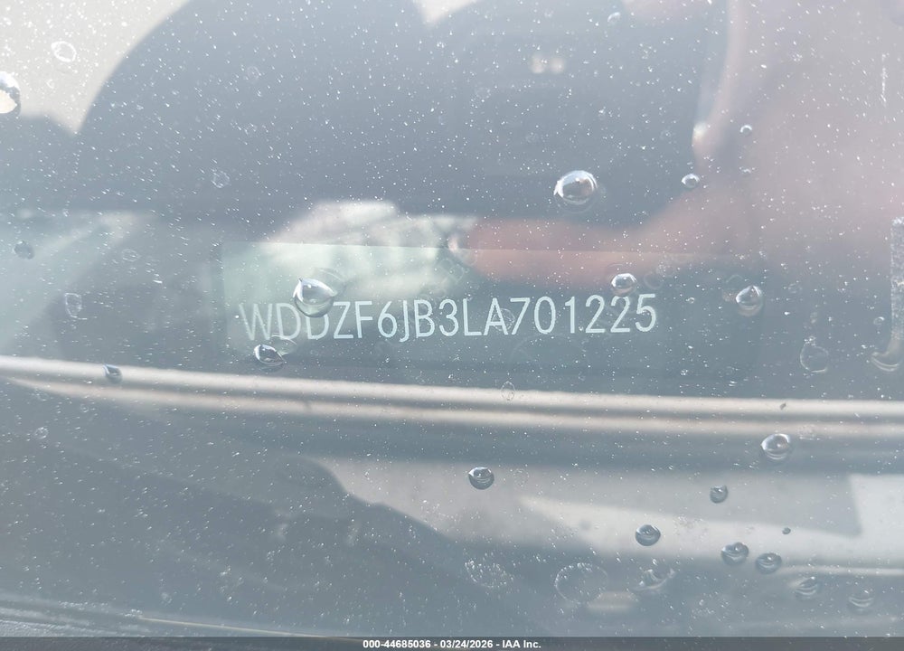 2020 MERCEDES-BENZ E 450 4MATIC VIN: WDDZF6JB3LA701225