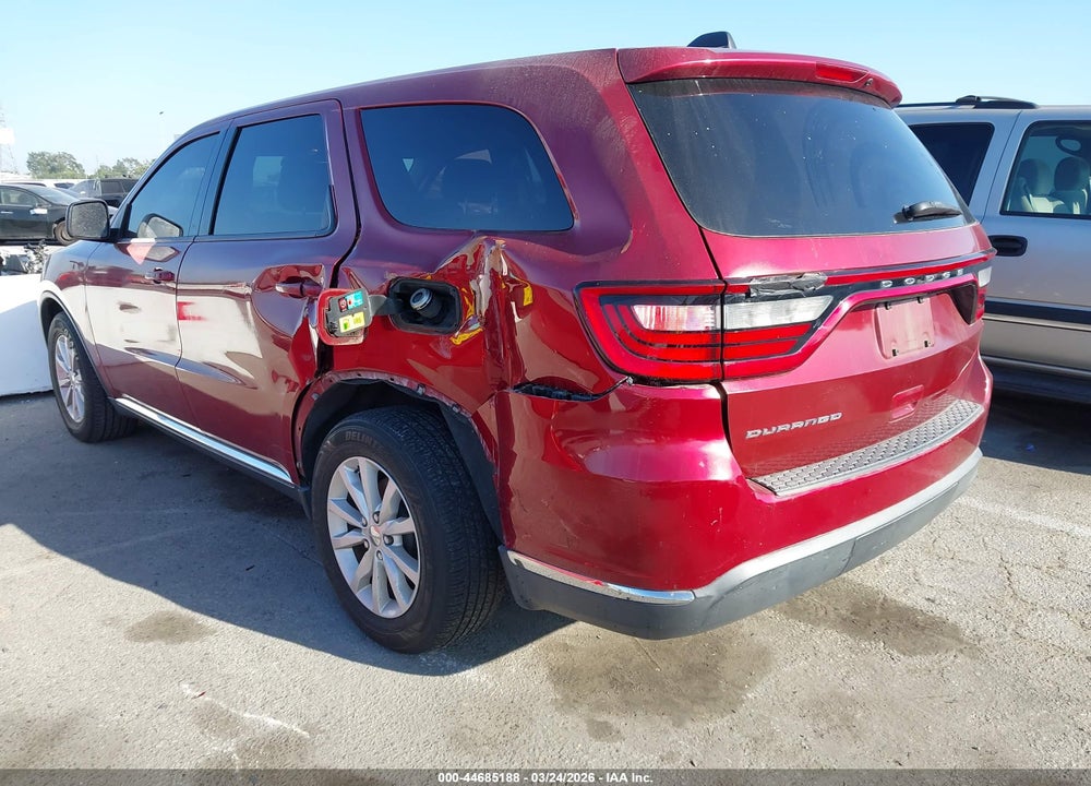 2015 DODGE DURANGO SXT VIN: 1C4RDHAGXFC921249