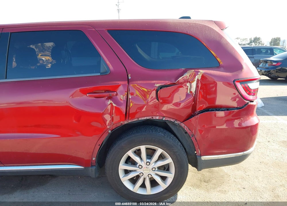 2015 DODGE DURANGO SXT VIN: 1C4RDHAGXFC921249