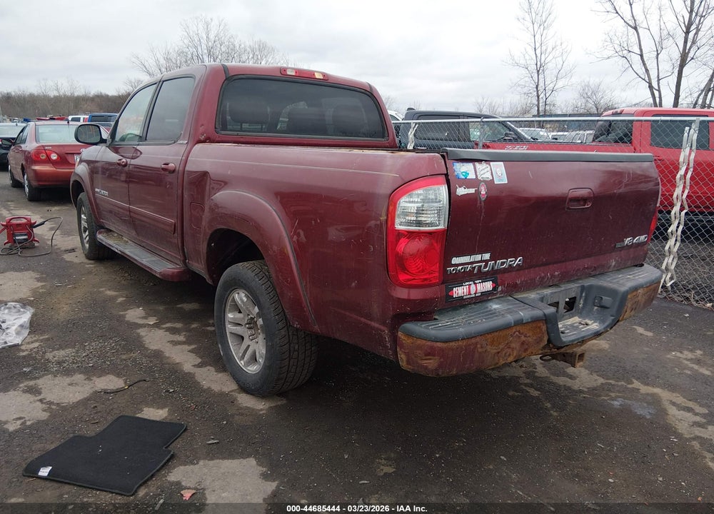 2006 TOYOTA TUNDRA LIMITED V8 VIN: 5TBDT48106S555056