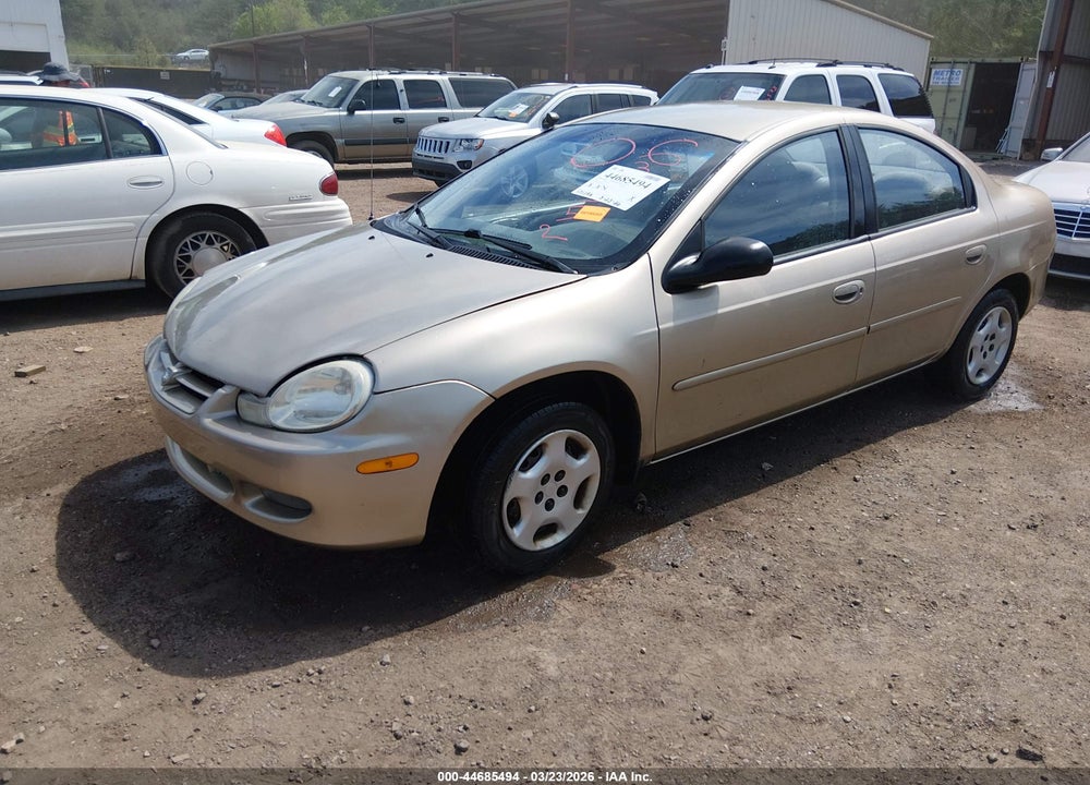 2002 DODGE NEON VIN: 1B3ES26C42D639752