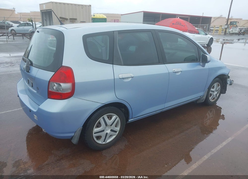 2008 HONDA FIT VIN: JHMGD38498S054276