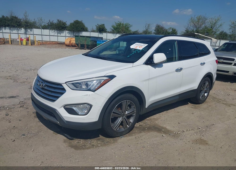 2014 HYUNDAI SANTA FE GLS VIN: KM8SR4HF6EU047933