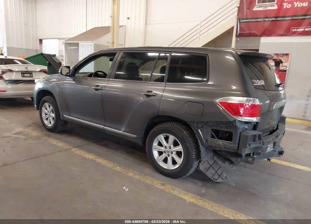 2013 TOYOTA HIGHLANDER SE V6 VIN: 5TDBK3EHXDS259519