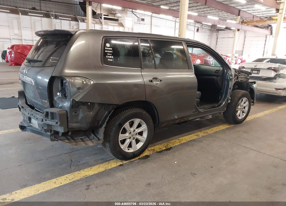 2013 TOYOTA HIGHLANDER SE V6 VIN: 5TDBK3EHXDS259519