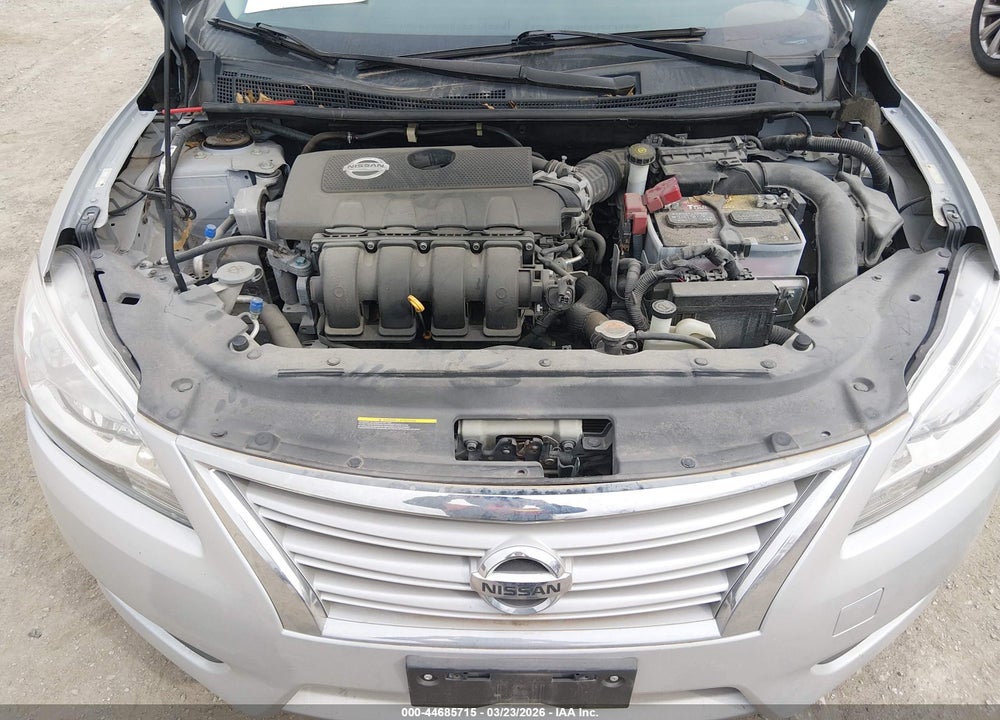 2013 NISSAN SENTRA SV VIN: 3N1AB7APXDL671657