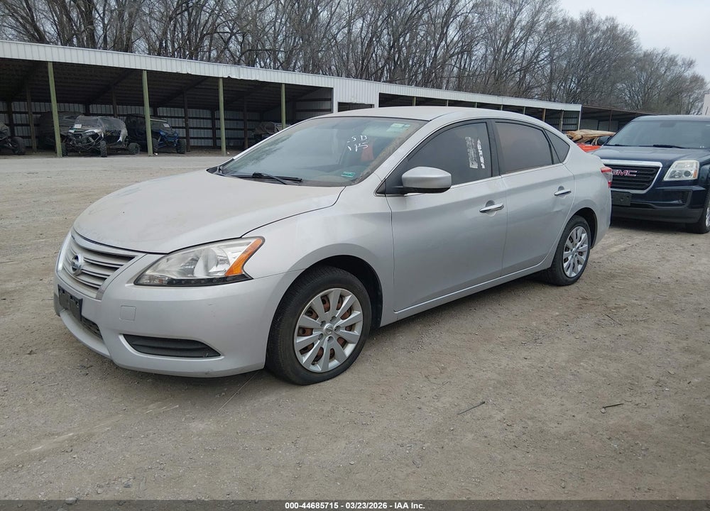 2013 NISSAN SENTRA SV VIN: 3N1AB7APXDL671657