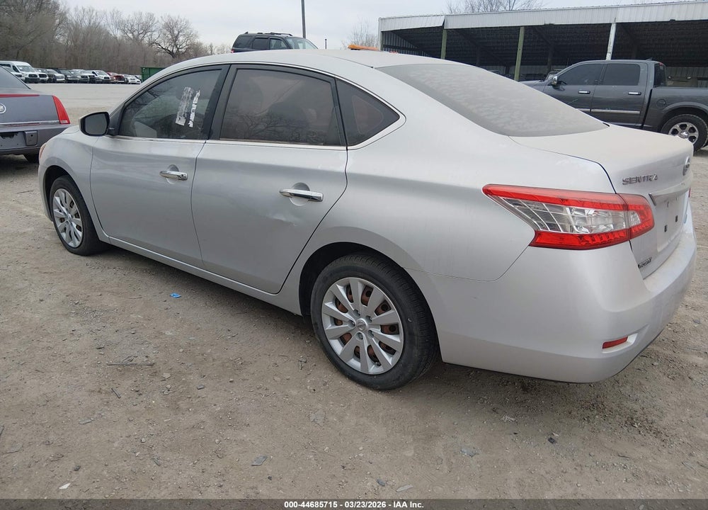 2013 NISSAN SENTRA SV VIN: 3N1AB7APXDL671657
