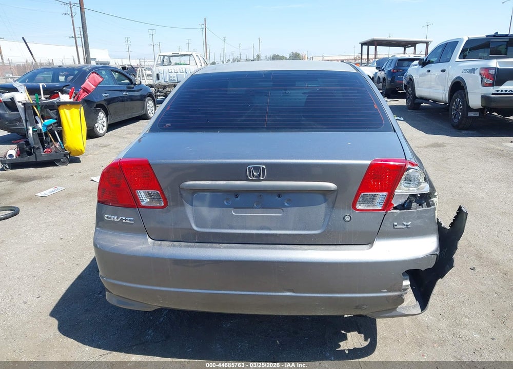 2004 HONDA CIVIC LX VIN: 2HGES16534H517921