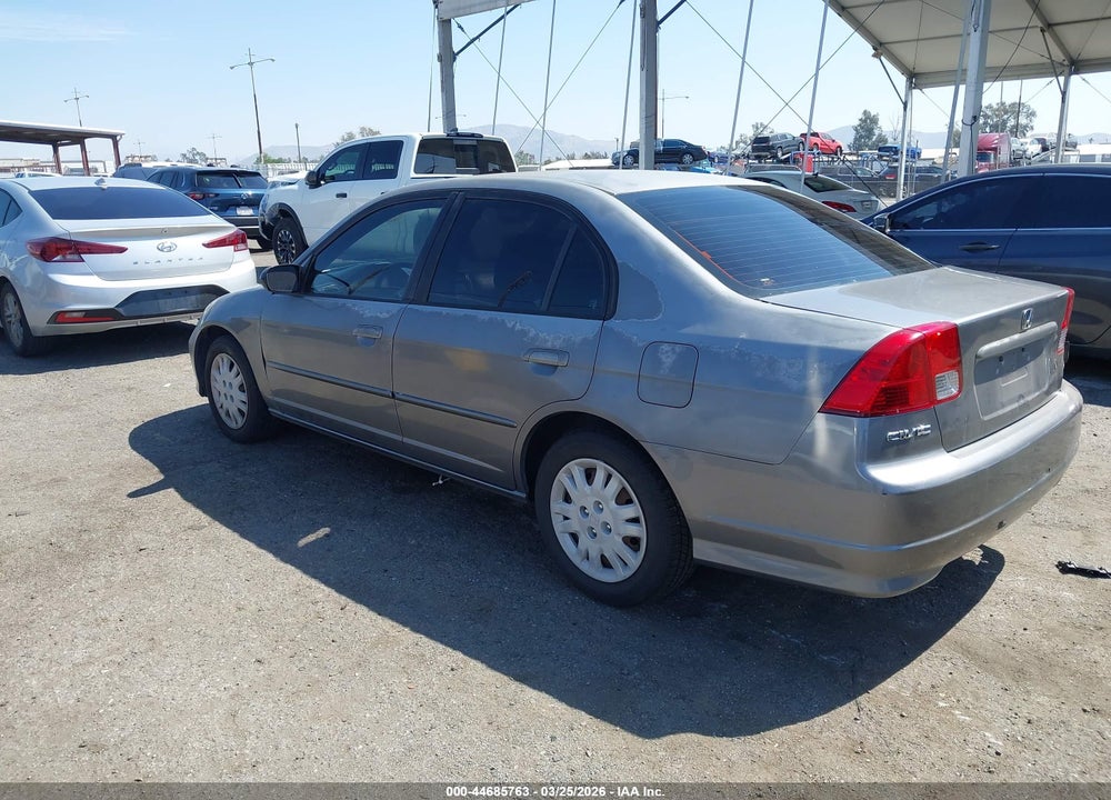 2004 HONDA CIVIC LX VIN: 2HGES16534H517921