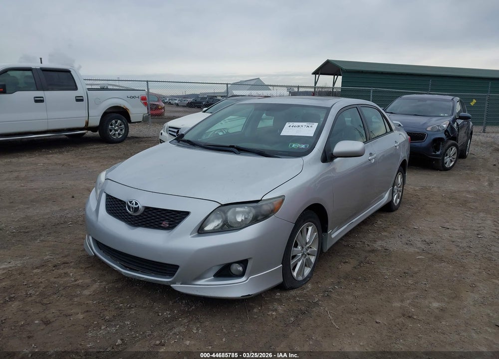2009 TOYOTA COROLLA S VIN: 2T1BU40E49C107393